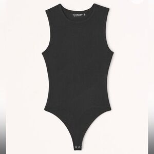 EUC Abercrombie & fitch black bodysuit